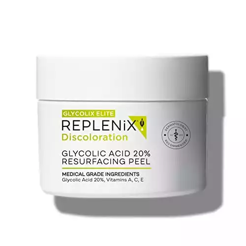 Glycolix Elite Glycolic Acid 20% Resurfacing Peel, 60 Count