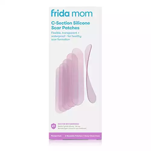 Frida Mom C-Section Silicone Scar Patches (8" Long), 6 Count