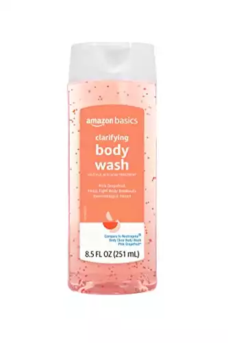 Amazon Basics Clarifying Body Wash with Pink Grapefruit, 8.5 fl. oz.