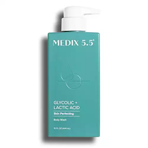 MEDIX 5.5 Glycolic + Lactic Acid Body Wash, 15 fl. oz.