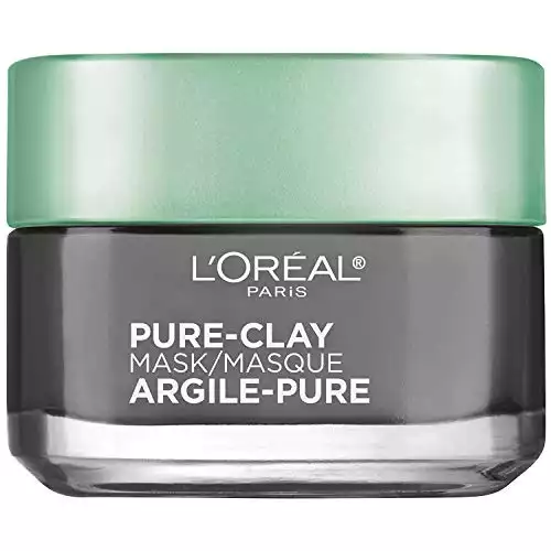L'Oreal Paris Pure Clay Mask with Charcoal, 1.7 oz.