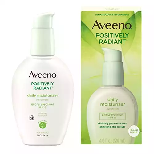 Aveeno Positively Radiant Daily Moisturizer with SPF 15