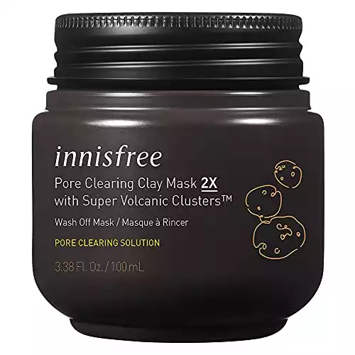 innisfree Pore Clearing Clay Mask 2X with Super Volcanic Clusters™, 3.38 fl. oz.