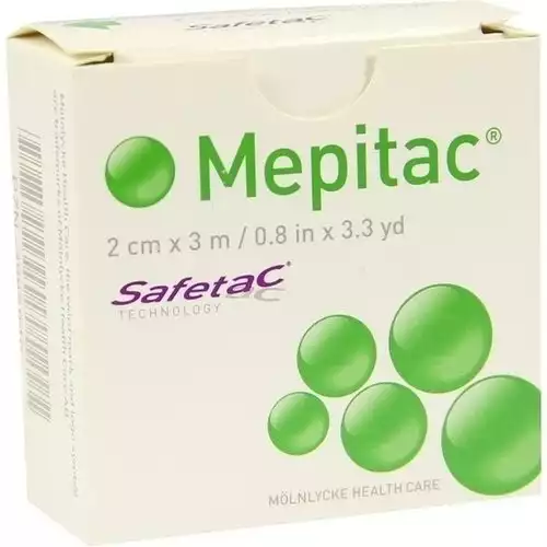Mepitac Soft Silicone Tape (0.8" x 118"), 2 Pack
