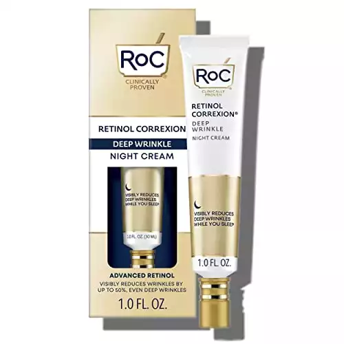 RoC Retinol Correxion Deep Wrinkle Night Cream, 1.0 fl. oz.