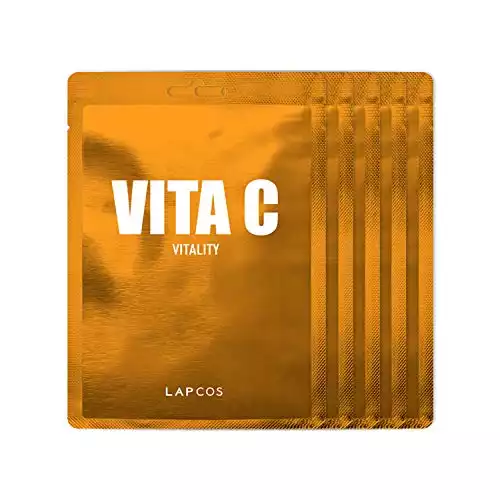 LAPCOS Vita C Vitality Sheet Mask Set, 5 count