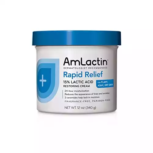 AmLactin Rapid Relief Restoring Cream, 12.0 oz