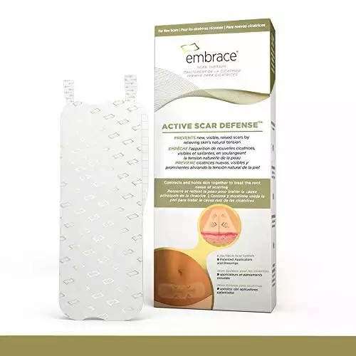 Embrace Active Scar Defense for New Tummy Tuck Scars, 9 Count