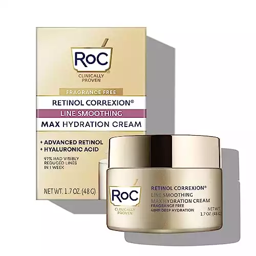 RoC Retinol Correxion Line Smoothing Max Hydration Cream, 1.7 oz.