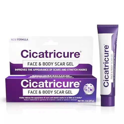 Cicatricure Face & Body Scar Gel, 1.0 oz.