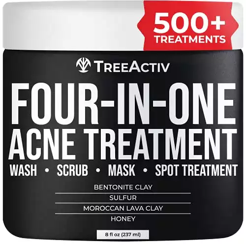 TreeActiv Four-in-One Acne Treatment, 8.0 oz