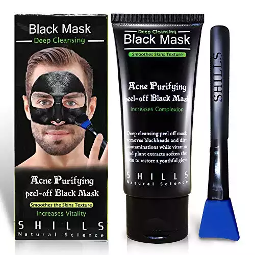 SHILLS Acne Purifying Peel-Off Black Mask, 1.69 oz